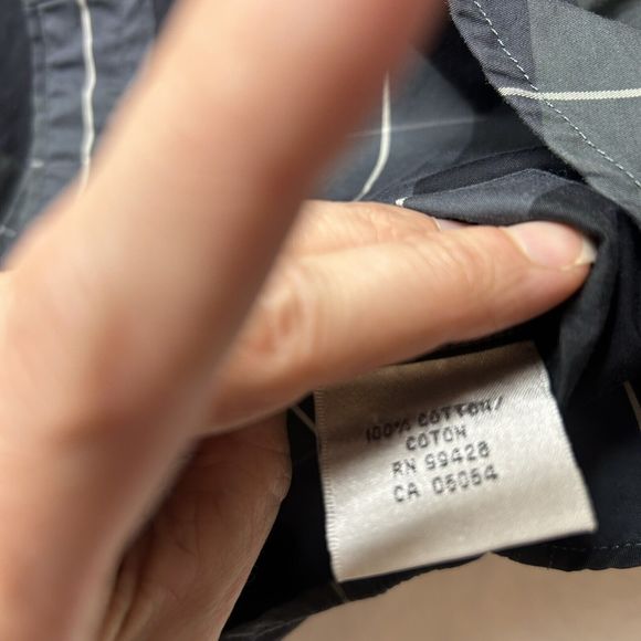 Bugatchi M Men’s Plaid Button Up Blue *button Flaw Business Office Work Preppy - Picture 6 of 11